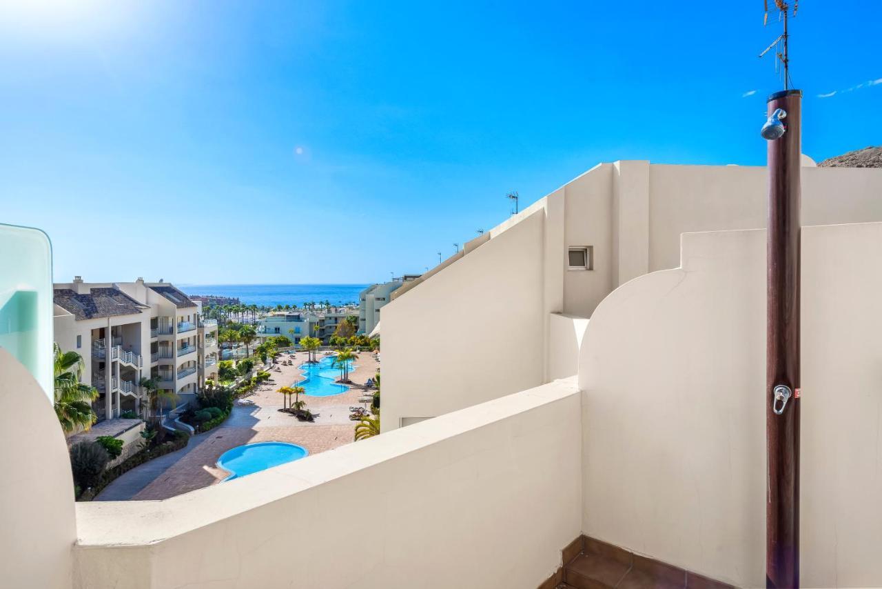 Luxurioese Duplex Ferienwohnung In Sehr Ruhiger Wohnanlage Mit Meerblick Palm-mar Eksteriør bilde