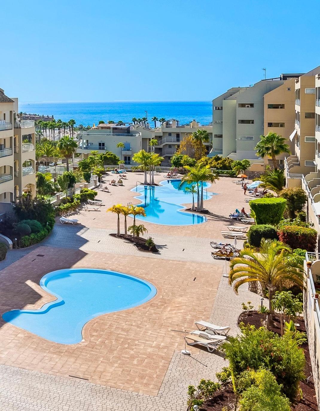 Luxurioese Duplex Ferienwohnung In Sehr Ruhiger Wohnanlage Mit Meerblick Palm-mar Eksteriør bilde